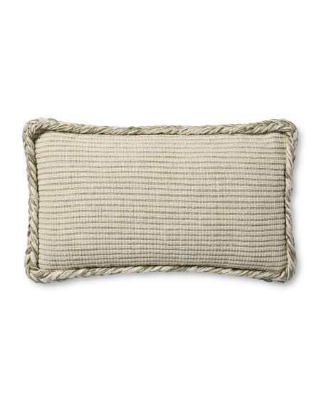 Oroville Natural/Olive 13"x21" Lumbar Pillow