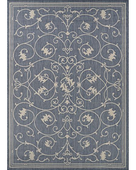 Palo Santo Ensenada Pool Blue 5'3"x7'6" Area Rug