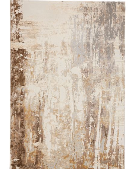 Parker 3709F Tan/Ivory/Gray Area Rug