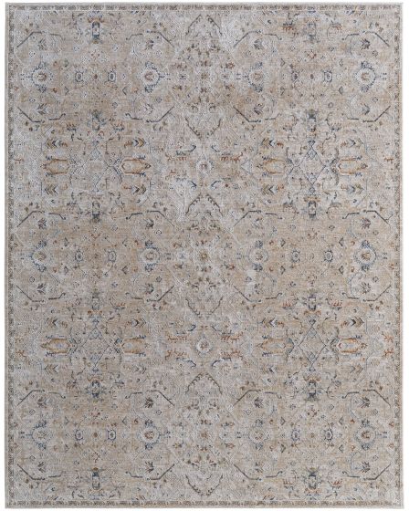 Pasha 39M6F Taupe/Ivory/Blue Rug
