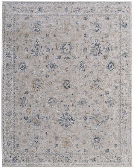 Pasha 39M7F Ivory/Taupe/Blue Rug