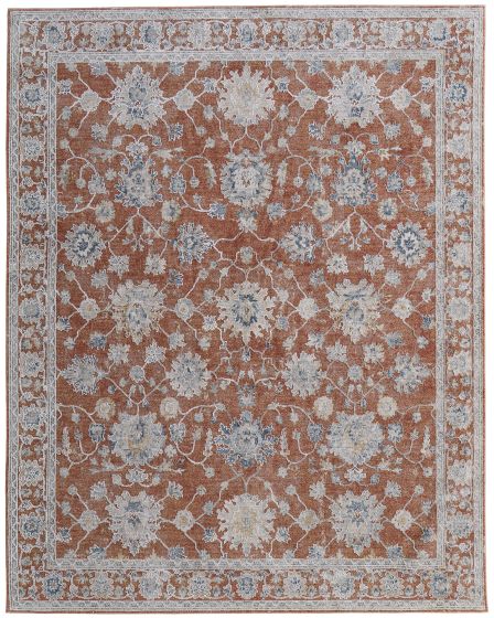 Pasha 39M7F Red/Ivory/Blue Area Rug