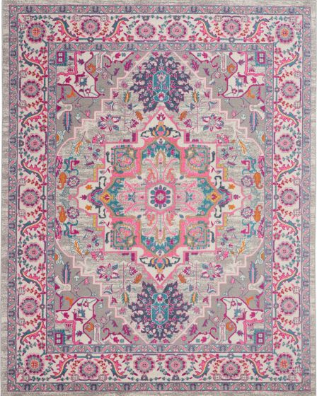Passion PSN20 Light Grey/Pink Area Rug