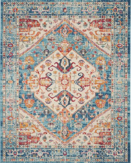 Passion PSN23 Ivory/Light Blue Area Rug