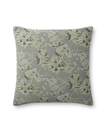 PCJ0008 Silver/Sage 18"x18" Pillow