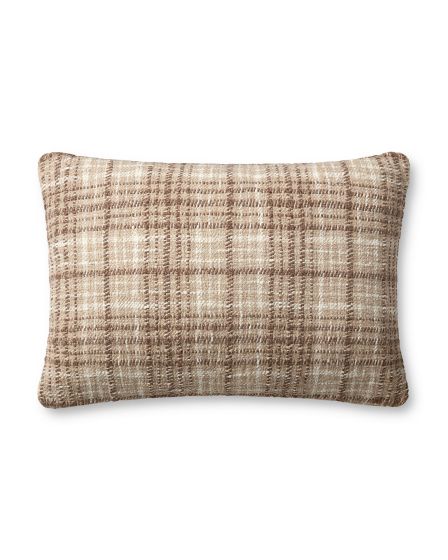 PCJ0014 Brown/Ivory 16"x26" Pillow