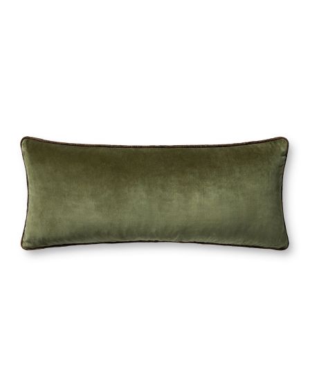Liza PCJ0020 Dark Green 13"x35" Lumbar Pillow