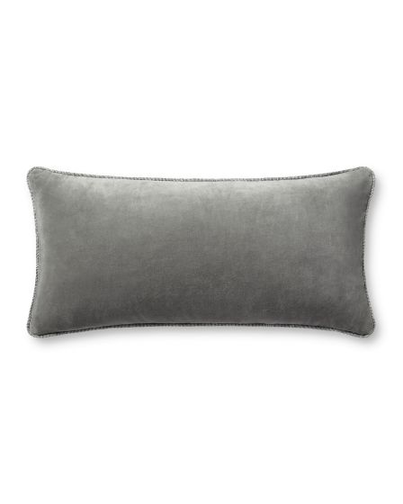 PCJ0020 Grey 12"x27" Lumbar Pillow