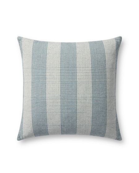 Auggie PCJ0021 Blue/White 22" Pillow