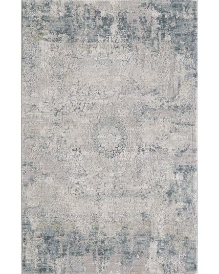 Peyton 4006 Grey Blue Medallion Area Rug