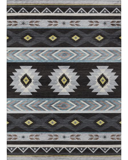Phoenix PH3 Black Area Rug