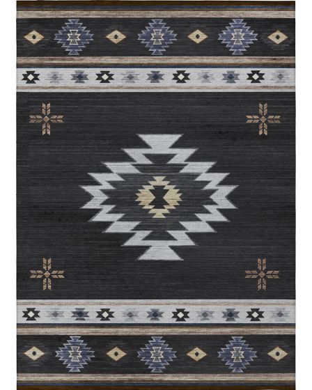 Phoenix PH4 Black Area Rug