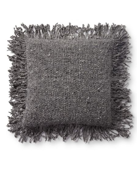 PLL0033 Charcoal 18"x18" Pillow