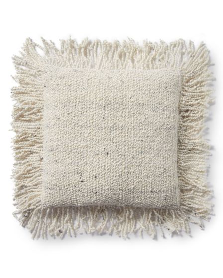 PLL0033 Ivory 18"x18" Pillow