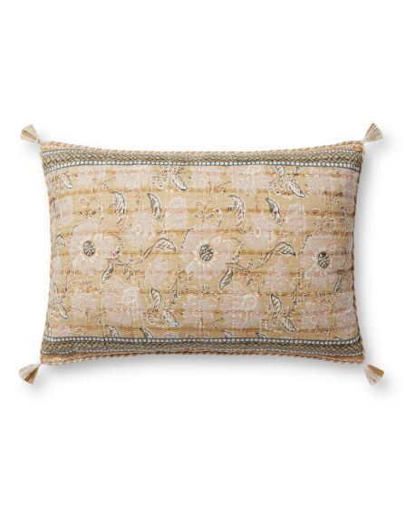 PLL0116 Wheat/Multi 16"x26" Pillow