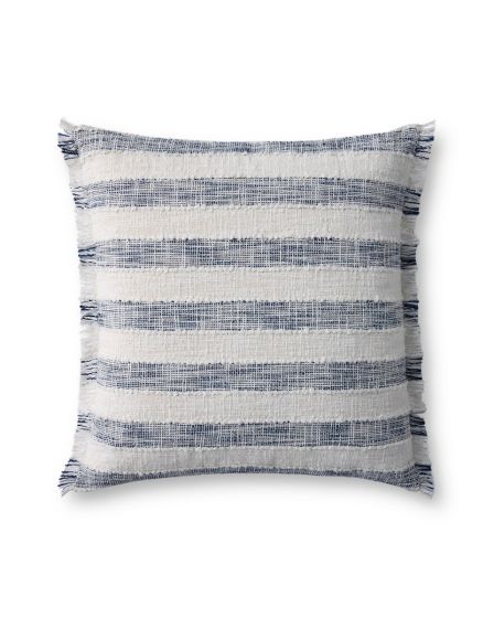 PLL0134 Blue/Ivory 22" Pillow