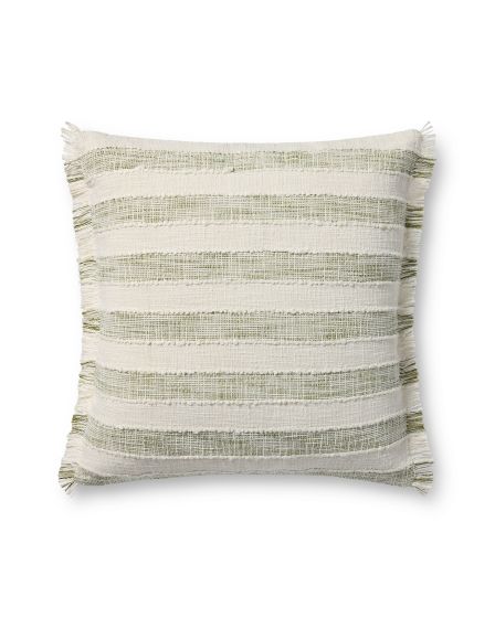 PLL0134 Green/Ivory 22" Pillow