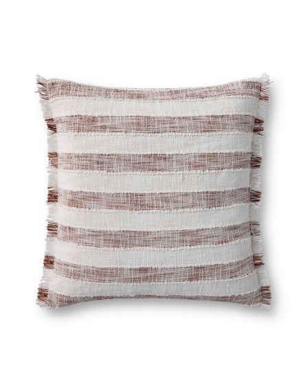 PLL0134 Rust/Ivory 22" Pillow