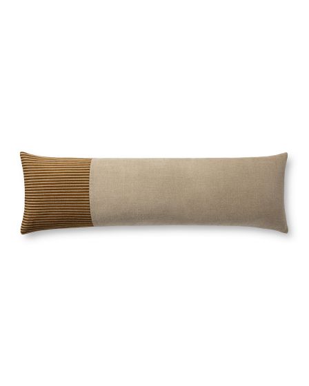PLL0161 Mustard 12"x46" Lumbar Pillow