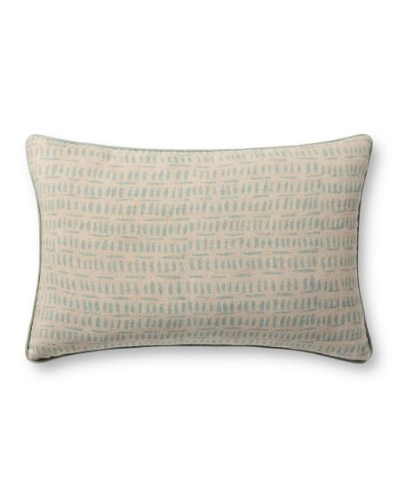 PLL0162 Lt. Blue 13"x21" Lumbar Pillow
