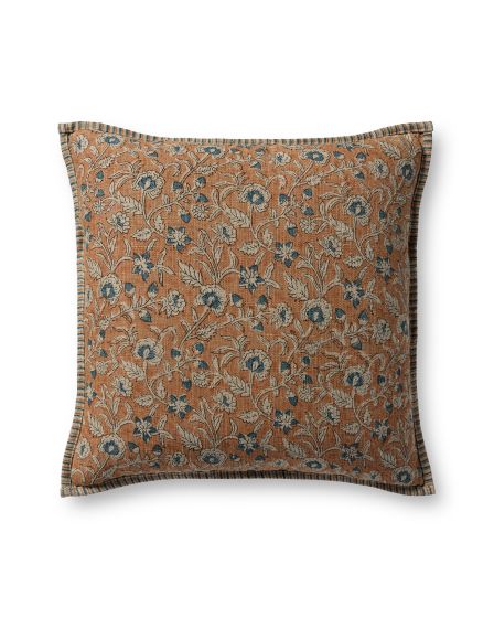 PLL0164 Peach/Multi 18" Pillow