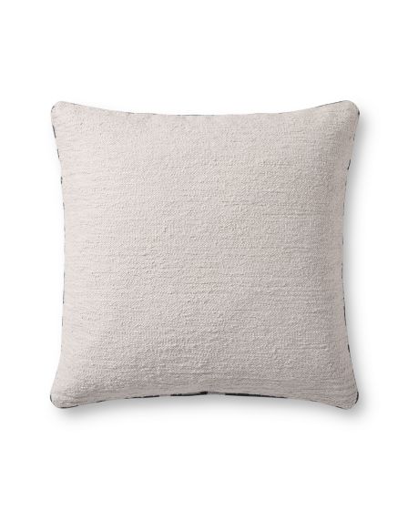 Elara PMH0070 White/Blue 22" Pillow