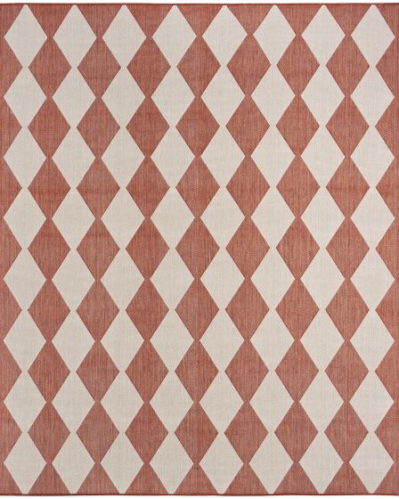 Positano POS04 Terracotta Area Rug