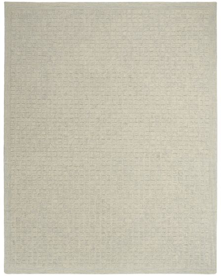 Pure Grids PGR01 Light Blue 3'9"x5'9" Area Rug