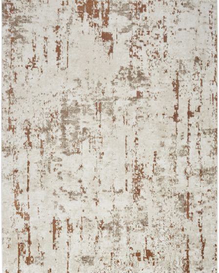 Quarry QUA01 Ivory Rust Area Rug