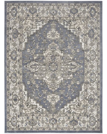 Quarry QUA05 Blue Area Rug