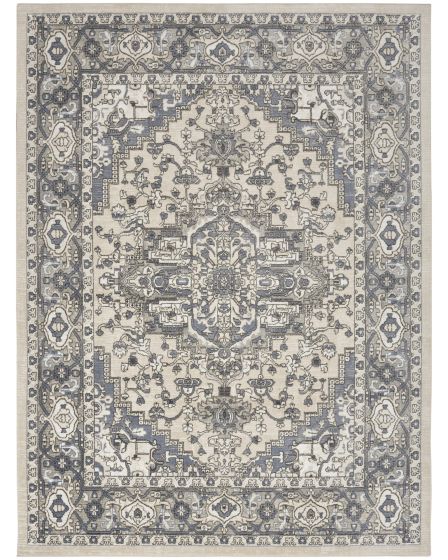 Quarry QUA05 Ivory Blue Area Rug