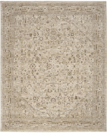 Retreat RET03 Beige 5'3"x7'6" Area Rug