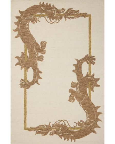 Romi RMI-01 Ivory/Spice 2'3"x3'9" Area Rug
