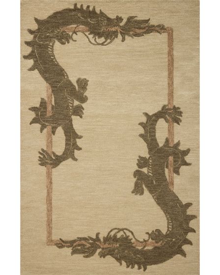 Romi RMI-01 Natural/Olive 2'3"x3'9" Area Rug