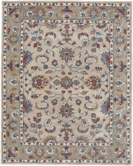 Rylan 8642F Ivory/Taupe/Blue Rug