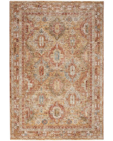 Sahar SHR01 Rust Area Rug