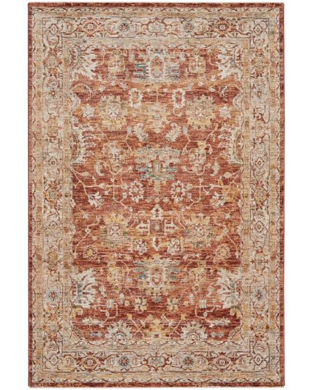 Sahar SHR02 Rust Area Rug