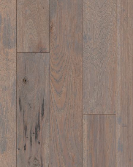 American Scrape 5" Solid Hickory Ocean Mist Hardwood