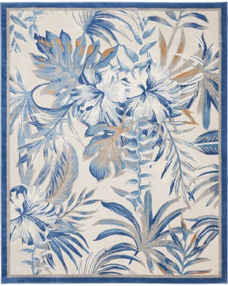 Seaside SDS02 Ivory Blue Area Rug