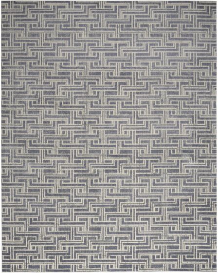 Serenity Home SRH04 Blue Ivory Area Rug