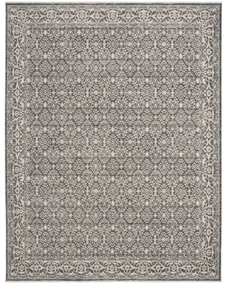 Shadows SHW04 Charcoal Ivory 10'x13' Area Rug