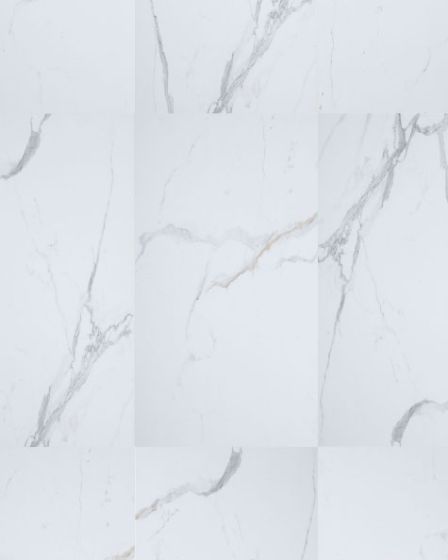Signature Wall Solutions Carrara Marble PVC Tile