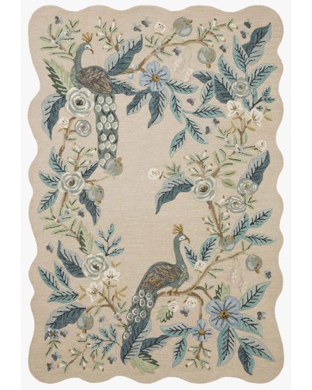 Silhouette SIH-04 Blue Area Rug