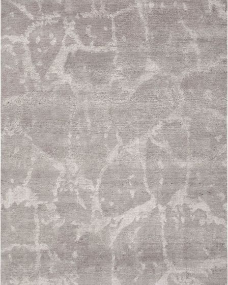 Silk Shadows SHA02 Silver Area Rug