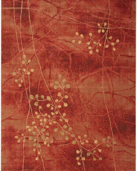 Somerset ST74 Flame Area Rug