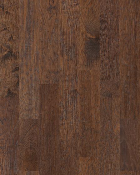 Pebble Hill 6 3/8" Weathered Saddle Hickory Hardwood