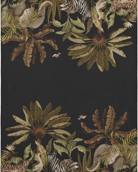 Tropics TC8 Black Area Rug