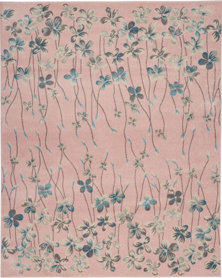 Tranquil TRA04 Pink Area Rug