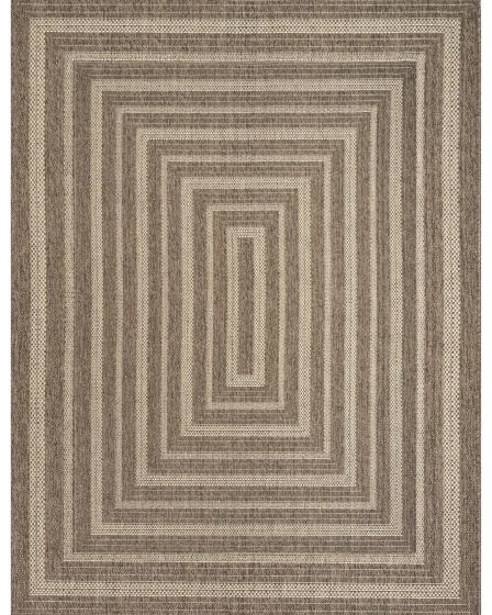 Tulum TLM04 Brown 10'x14' Area Rug