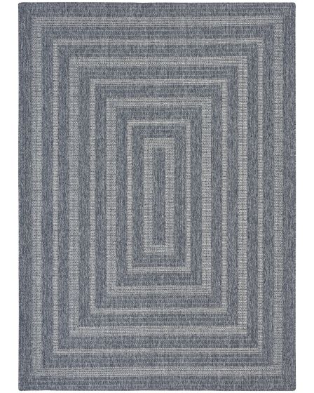 Tulum TLM04 Denim 4'x6' Area Rug